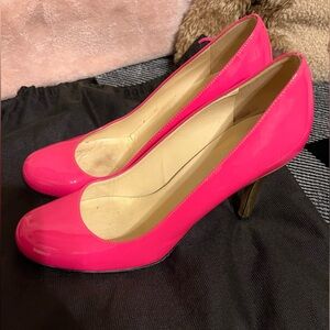 Kate Spade Hot Pink Patent Heels
